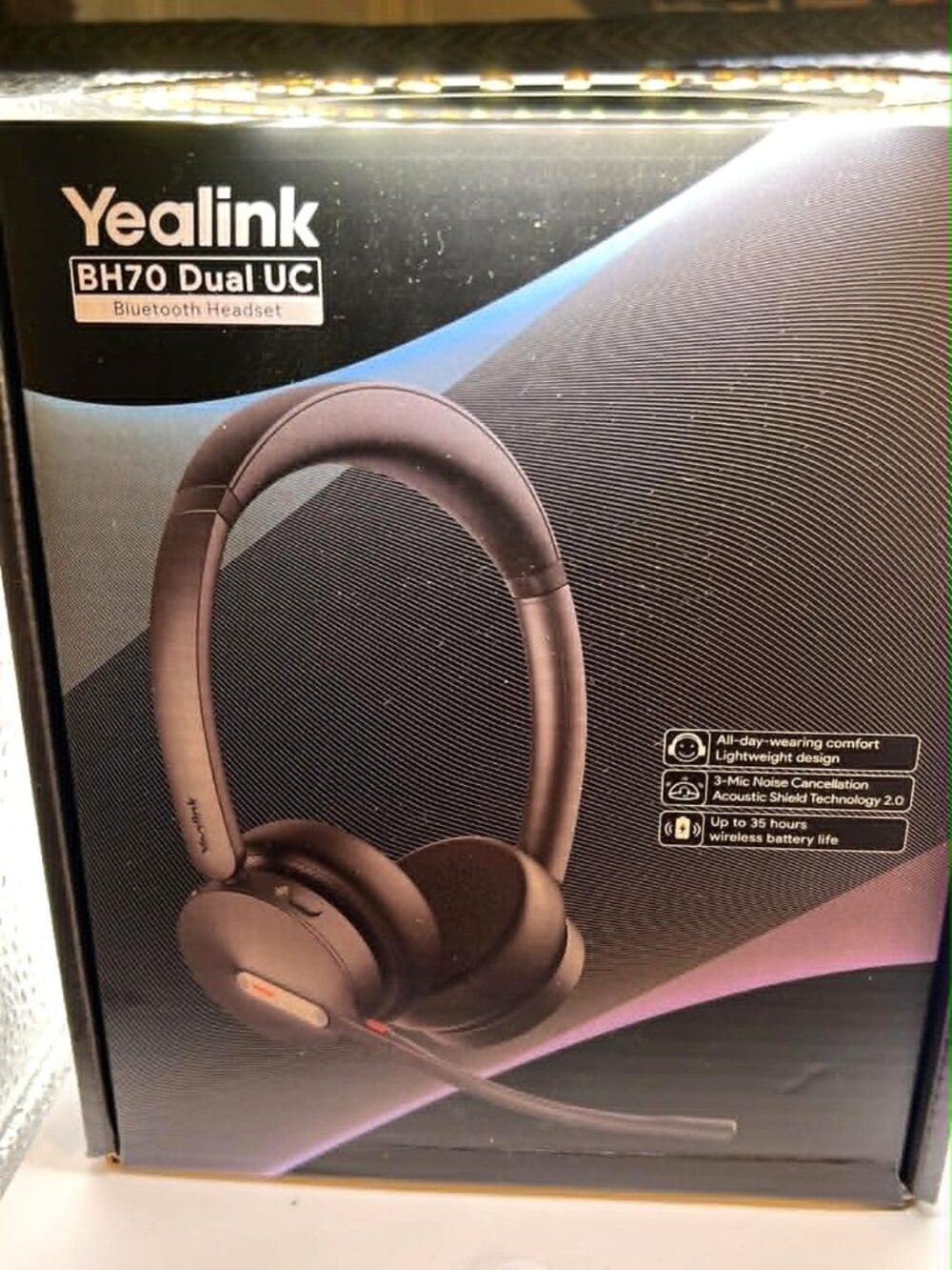 Yealink BH70 Dual UC Bluetooth Headset – New, Noise‑Canceling, 35hr Battery